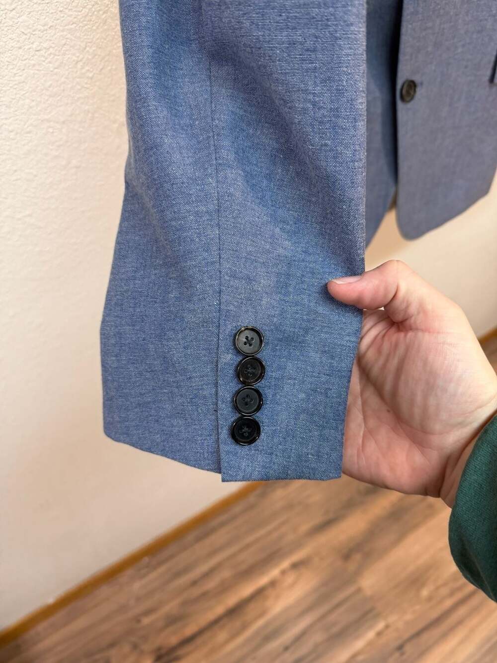 Hugo Boss Blue Suit Jacket Blazer Sport Coat - Picture 8 of 10